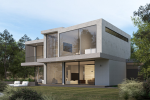 Дизайн визуализация проекта жилого дома