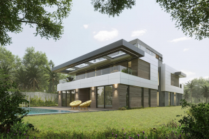 Дизайн визуализация проекта жилого дома