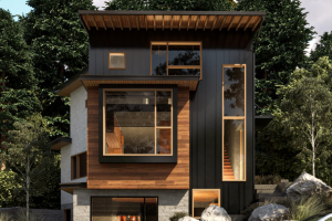 Дизайн визуализация проекта жилого дома