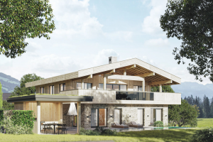 Дизайн визуализация проекта жилого дома