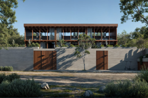 Дизайн визуализация проекта жилого дома