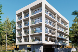 Дизайн визуализация проекта жилого многоквартирного дома