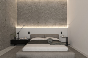 Дизайн визуализация проекта спальни квартиры