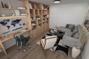 Дизайн визуализация проекта комнаты квартиры