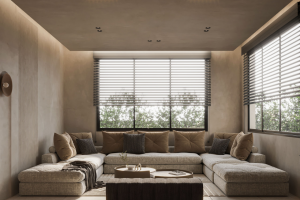 Дизайн визуализация проекта зала квартиры