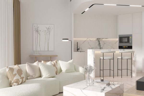 Дизайн визуализация проекта квартиры