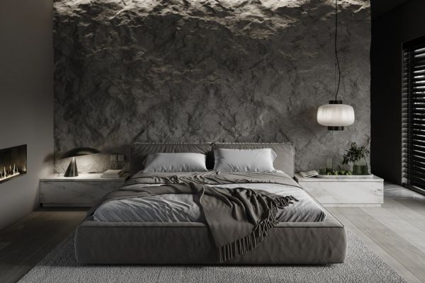 Дизайн визуализация проекта спальни  квартиры