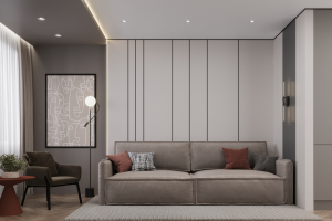 Дизайн-проект для семьи из трех человек с морской свинкой