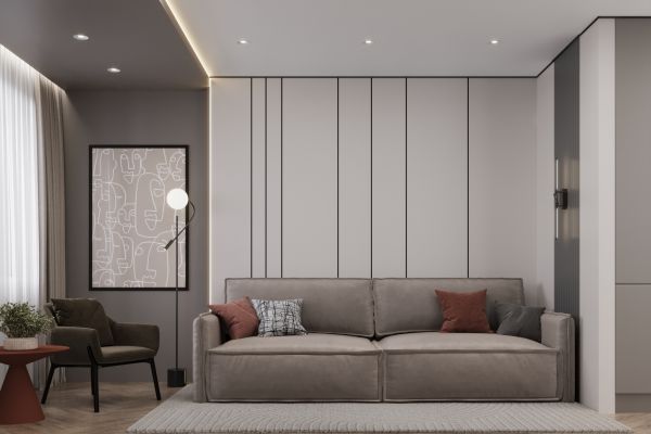 Дизайн-проект для семьи из трех человек с морской свинкой