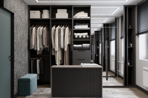 г. Амурск, гардеробная комната