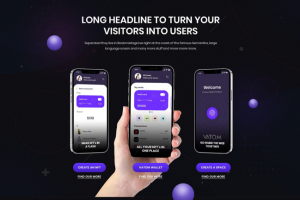 Разработка дизайна сайта для приложения