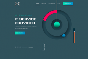 Разработка дизайна сайта для IT провайдера