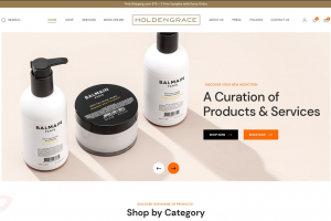 Разработка дизайна сайта для магазина косметики