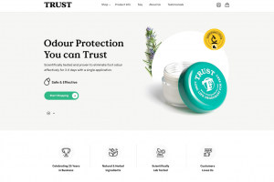 Разработка дизайна сайта для косметического бренда