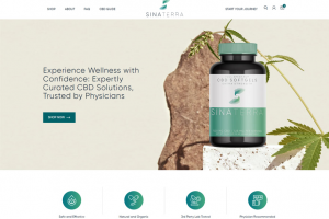 Разработка дизайна сайта для CBD