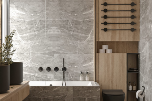 Дизайн визуализация проекта ванной комнаты