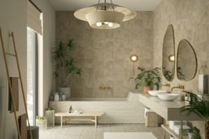 Дизайн визуализация проекта ванной комнаты