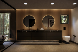 Дизайн визуализация проекта ванной комнаты