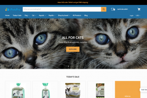 Интернет магазин товаров для животных, Shopify