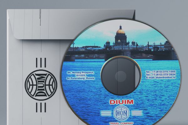 Обложка CD диска компании "Дюйм"