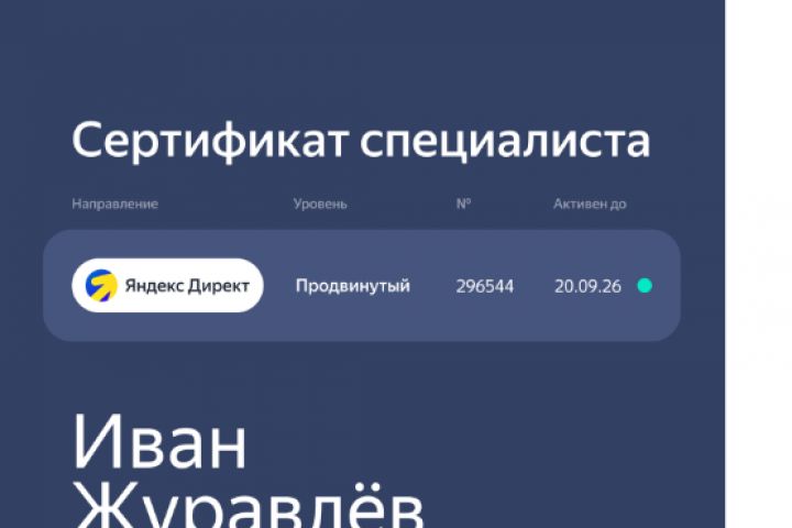 Настройка и ведение Яндекс Директ от профессионала - 5564132