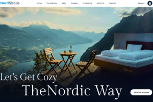 Разработка дизайна сайта для производителей подушек