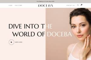 Разработка дизайна сайта для бренда уходовой косметики