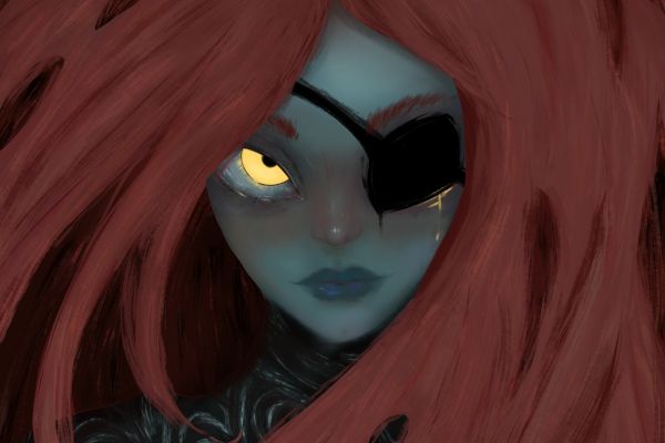 Портрет в стиле Elden Ring