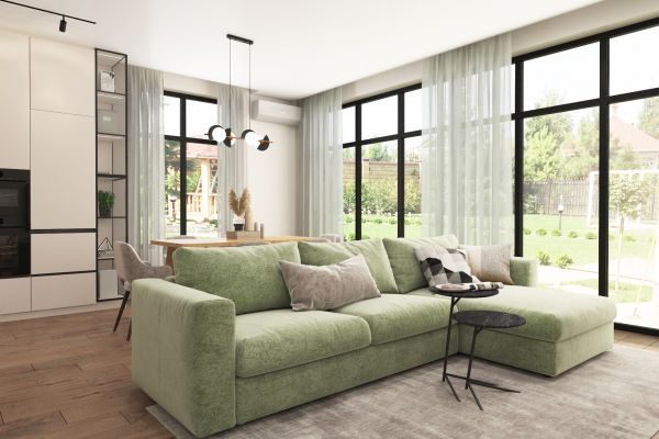 Дизайн частного дома для молодой пары с маленьким ребенком