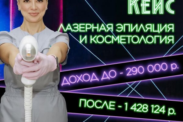 Кейс: лазерная эпиляция и косметология