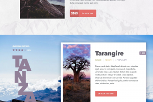 Туристический лендинг