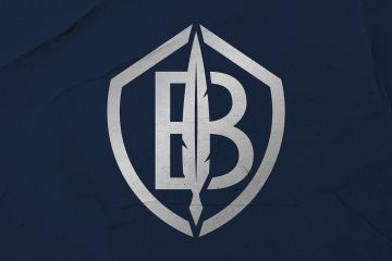 Герб "B" перо и щит