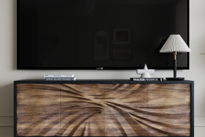 Тумба с резным фасадом