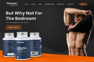 Разработка дизайна сайта для спортивного питания