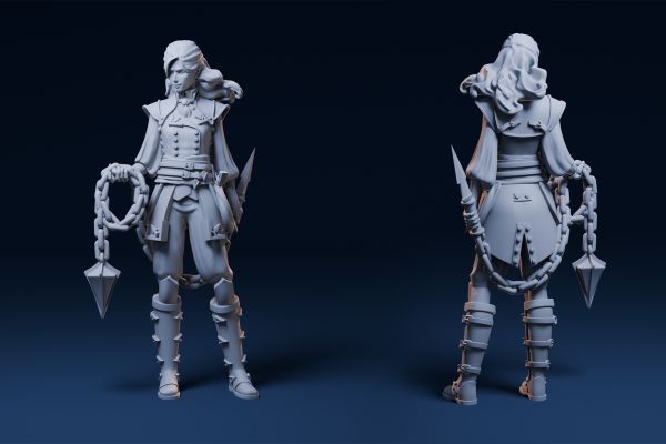 Миниатюра персонажа для настольной ролевой игры (28-32 мм)