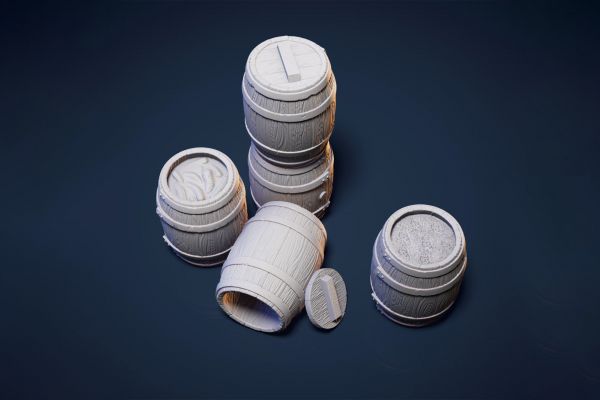 Набор бочек для настольных игр