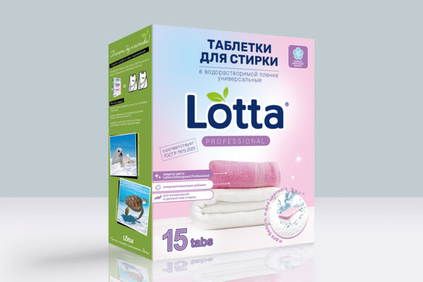 Дизайн упаковки таблеток для стирки