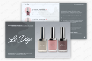Презентация для Le Digo (косметический бренд)