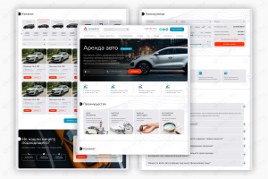 Многостраничный сайт для TochkAvto (аренда авто с выкупом)