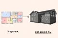 3д моделирование зданий по чертежам в SketchUp, ArchiCAD