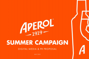 Презентация с предложением для Aperol | 2022