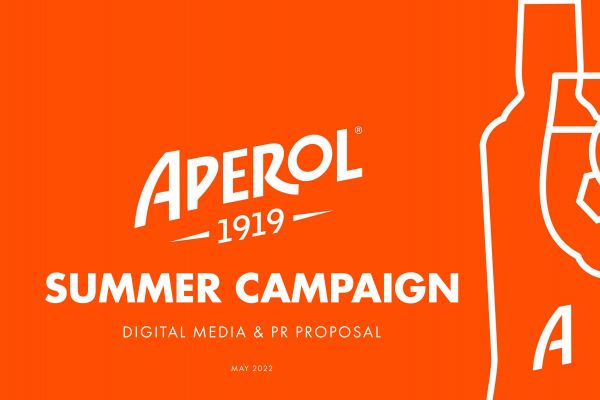 Презентация с предложением для Aperol | 2022