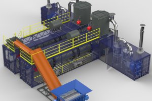 Комплекс утилизации, производительностью 2 т/ч