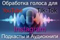 Обработка голоса для Tik-Tok, Инстаграм, YouTube, Подкастов, Аудиокниг