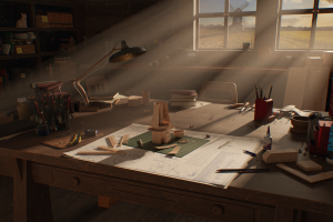 Рендер сцены для загрузочного экрана игры