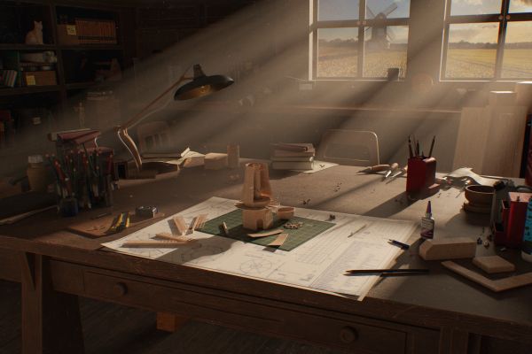 Рендер сцены для загрузочного экрана игры