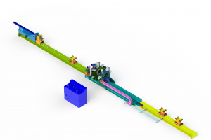 Стенд гидравлический ремонтный для винтовых забойных двигателей (ВЗД)