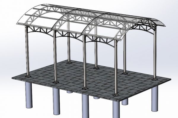 Навес для автомобиля