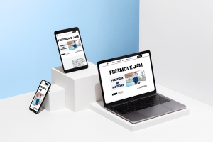 Промо-лендинг для уличного танцевального события FreeMove Jam