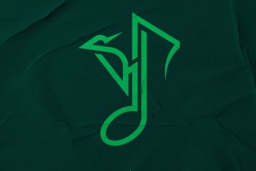 логотип дятла и ноты